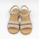 Sandalias de Cuero Cecilia Color Manteca - Imagen 4