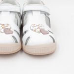 Sandalias Franciscanas de Cuero Brissia Color blanco - Imagen 3