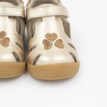 Sandalias Franciscana de Cuero Antonella Color Dorado - Imagen 3