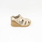 Sandalias Franciscanas de Cuero Antonella Color Nude