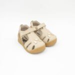 Sandalias Franciscanas Modelo Cuero Color Nude - Imagen 2