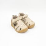 Sandalias Franciscanas de Cuero Antonella Color Nude - Imagen 2