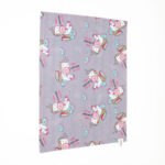 Individual de Unicornio y Donas Color Gris - Imagen 4