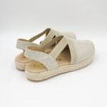 Sandalias Micaela-2601 Cuero Color Beige - Imagen 3