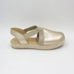 Sandalias Micaela-2602 Cuero Color Dorado