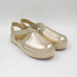 Sandalias Micaela-2602 Cuero Color Dorado - Imagen 2