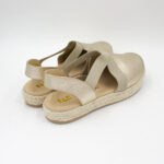 Sandalias Micaela-2602 Cuero Color Dorado - Imagen 3