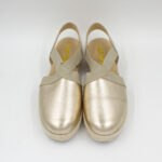 Sandalias Micaela-2602 Cuero Color Dorado - Imagen 4