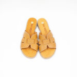 Sandalias Chatas Bella-2602 Color Camel - Imagen 4