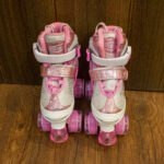 Patines Quads con Luces Modelo Color Blanco con Rosado - Imagen 4