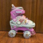 Patines Quads con Luces Frozen Color Turquesa