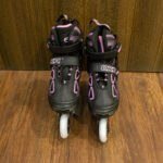 Patines Lineales Modelo Color Negro con Fucsia - Imagen 4