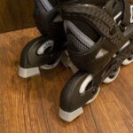 Patines Lineales Modelo Color Negro con Plomo - Imagen 3