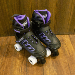 Patines Quads Marshall Color Negro con Lila - Imagen 2