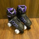 Patines Quads Marshall Color Negro con Lila - Imagen 2