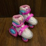 Patines Tipo con Luces Modelo Color Blanco con Verde - Imagen 2