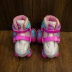 Patines Tipo con Luces Modelo Color Blanco con Verde - Imagen 4