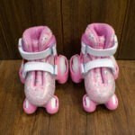 Patines Tipo con Luces Modelo Color Rosado - Imagen 4