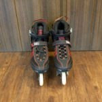 Patines Lineales Con Luces Spider Color Negro con Rojo - Imagen 4