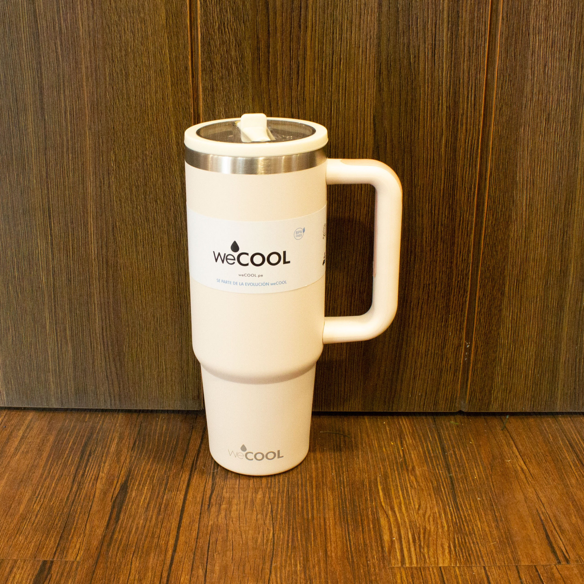 WECOOLTAZAANTIDE-DURAZNO-1_3000X3000 Taza Anti Derrames Wecool 30 oz. Modelo Color Rosa - Imagen 1