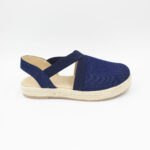Sandalias Micaela-2601 Cuero Color Azul
