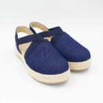 Sandalias Micaela-2601 Cuero Color Azul - Imagen 2