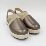 Sandalias Micaela-2602 Cuero Color Marrón - Imagen 2