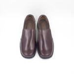 Zapato Mocasín de Cuero Rafael-2601 Color Guinda - Imagen 4