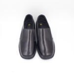 Zapato Mocasín de Cuero Rafael-2601 Color Negro - Imagen 4