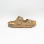 Zuecos Unisex Biker Color Marrón Arena