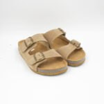 Zuecos Unisex Biker Color Marrón Arena - Imagen 2