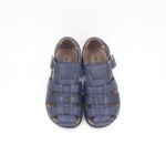 Sandalia de Cuero Paulo Color Azul - Imagen 4