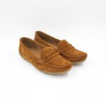 Mocasín Casual Siena Gamuza Color Arena - Imagen 2
