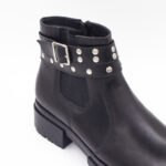 Botines Dakota Cuero Color Negro - Imagen 3