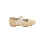 Ballerinas Bruna de Gamuza Color Beige