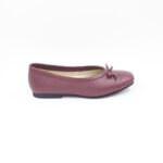 Ballerinas Angeline Cuero Color Guinda