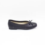 Ballerinas Angeline Cuero Color Negro