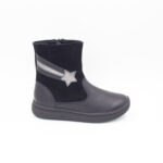 Botines Lia Cuero Color Negro