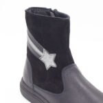Botines Lia Cuero Color Negro - Imagen 3
