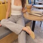 Ballerinas Bruna Gamuza Color Beige con Pelle - Imagen 5