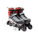 Patines Lineales Ollie Classic Color Rojo con Gris - Imagen 2