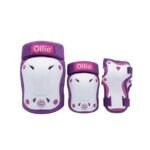 Set de Protección Ollie Pro Color Blanco con Lila